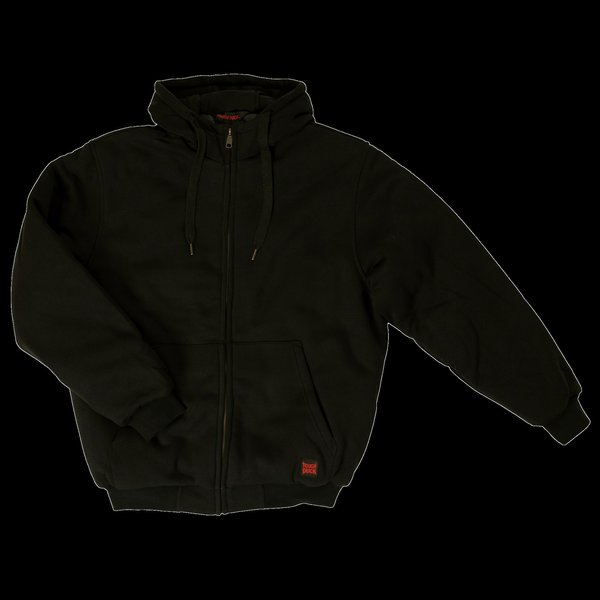 Insulated Hoodie, WJ081-BLACK-M