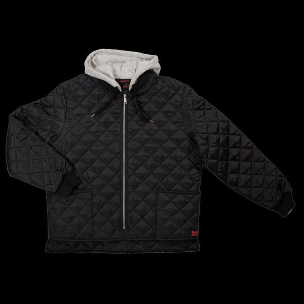 Hooded Freezer Jacket, WJ261-BLACK-M