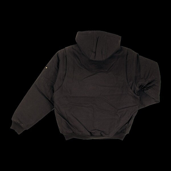 Hooded Duck Bomber Jacket, Black, M