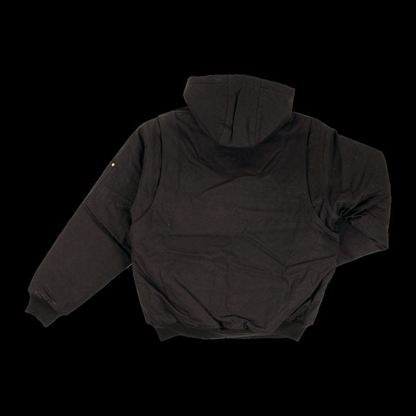 Hooded Duck Bomber Jacket, Black, 2XL
