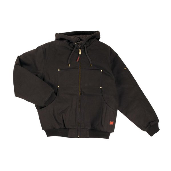 Hooded Duck Bomber Jacket, Black, 2XL