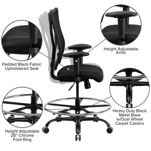 Drafting Chair, Mesh, 20