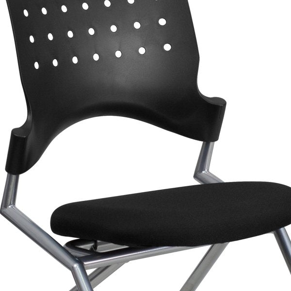 Nesting Chair, Black Seat, Fabric Seat