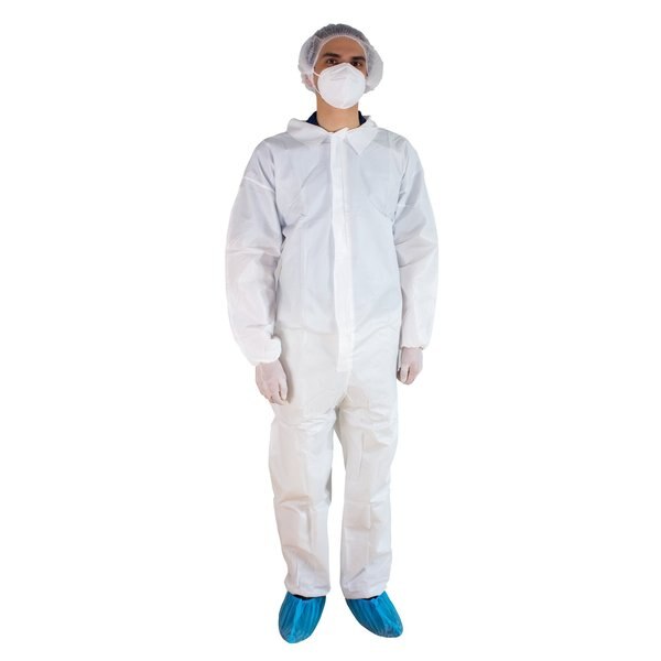 Coverall White, 2XL, 25 PK