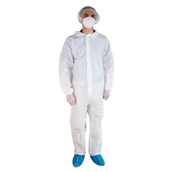 Coverall White, 1XL, 25 PK