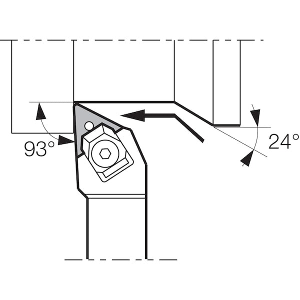 Turning Toolholder, WTJNL 2020K16N