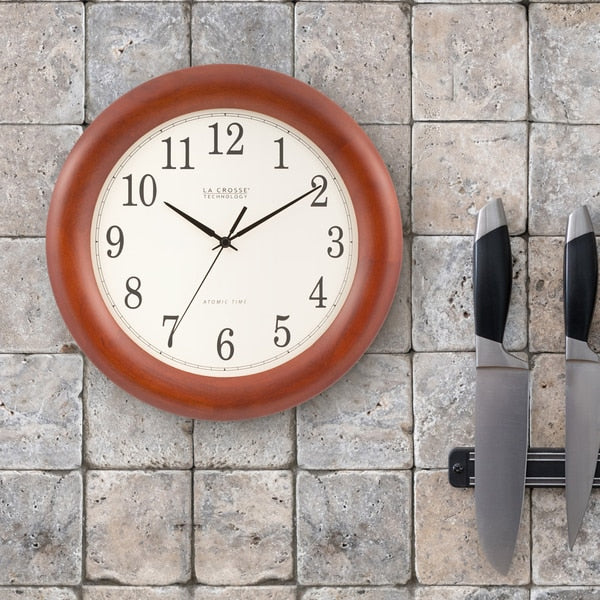 Atomic Analog Wall Clock, 12.5