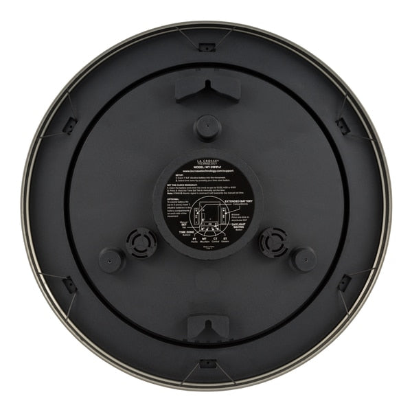 Indoor/Outdoor Atomic Wall Clock, 18