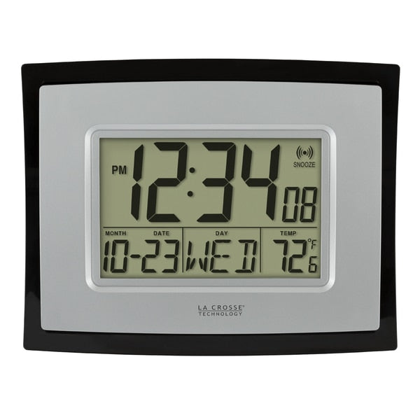 Digital Wall Clock w Indoor Temp