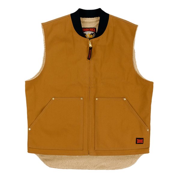 Duck Sherpa Lined Vest, Brown