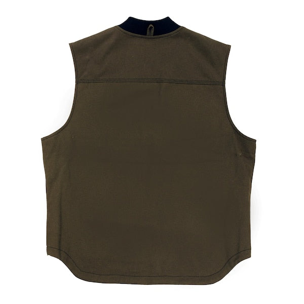 Duck Sherpa Lined Vest, Olive