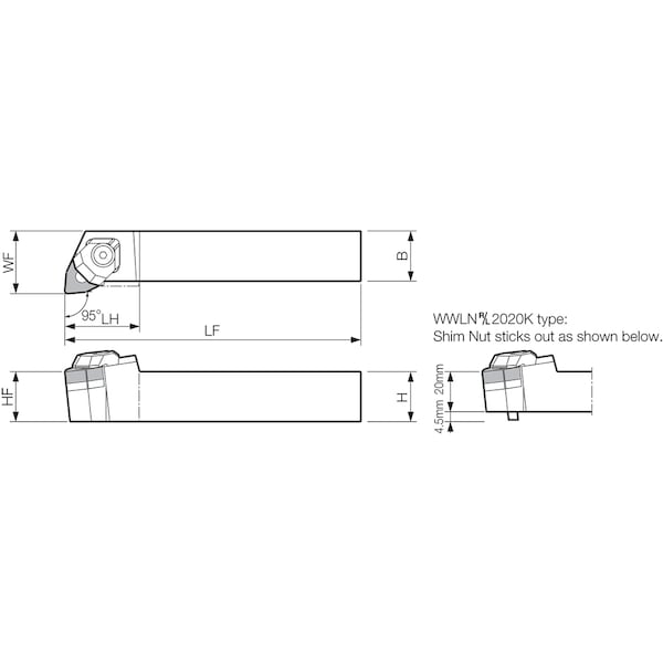 Indexable Turning Toolholder