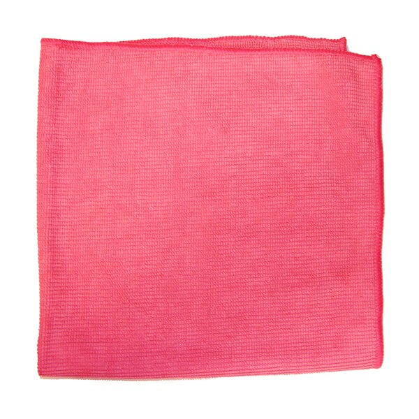 Pink Microfiber Cloth Waffle Weave, PK36