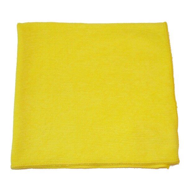 Yellow Microfiber Cloth Waffle Wea, PK36