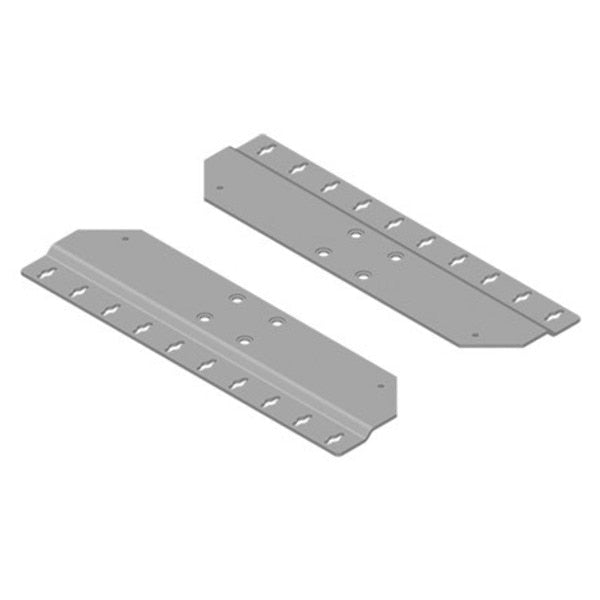 Wall Mounting Bracket, 1.73x30.20x21.26, Lt Gray, Aluminum