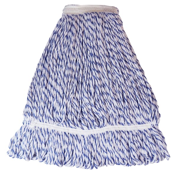1.25 in Waxer Mop, Blue/White, PK3, AST30BWS-3PK