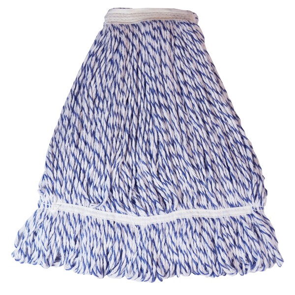 1.25 in Waxer Mop, Blue/White, PK3, AST30BWM-3PK