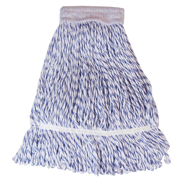 5 in Waxer Mop, Blue/White, PK3, AST30BWS5-3PK