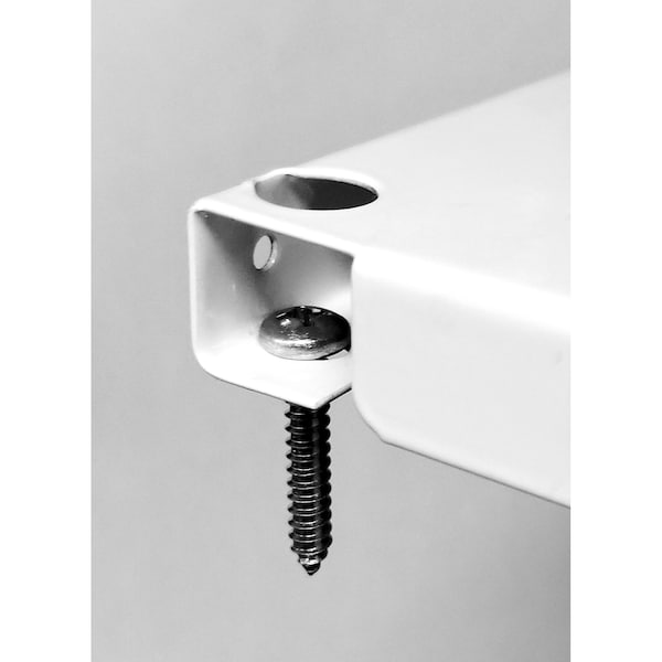 Office Wall Organizer System Unit, White/Black