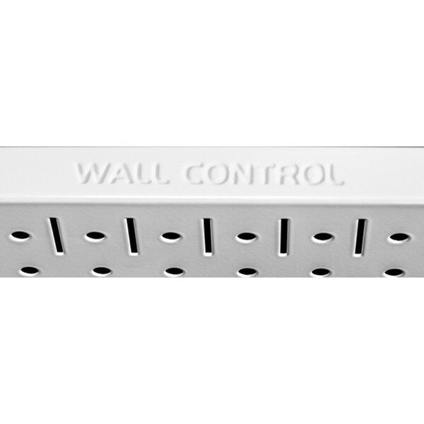 Commercial Kitchen Pegboard Rack, White/Black