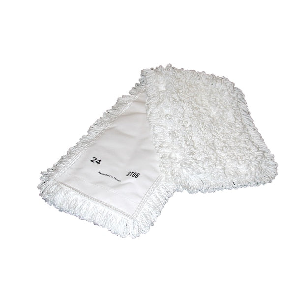 White Fusion Microfiber Dust Mop, H, PK3