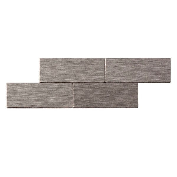 Metal Backsplash 12X4 Mini Subway, PK 3