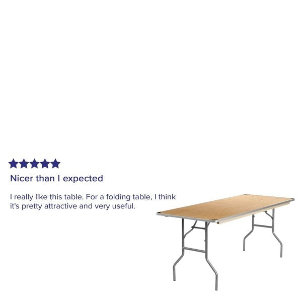 Rectangle Folding Table, 30