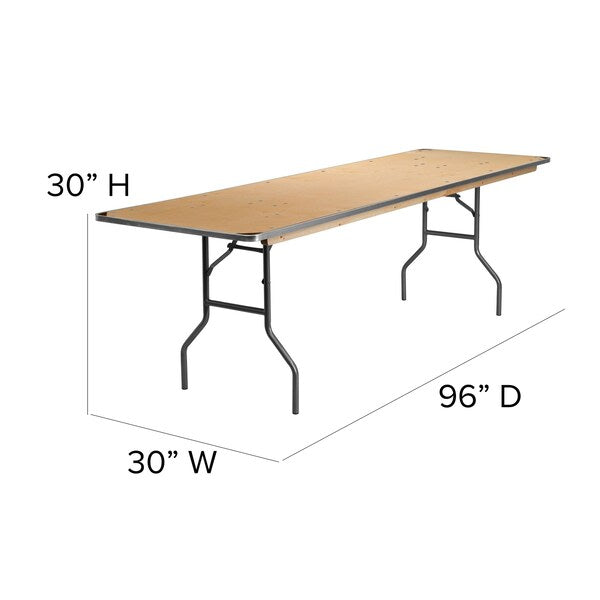 Rectangle Folding Table, 30