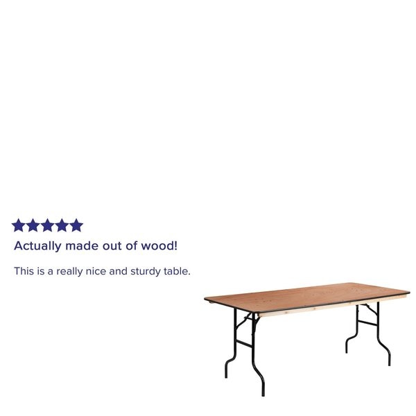 Rectangle Folding Table, 36