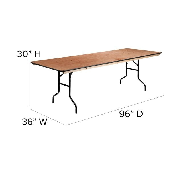 Rectangle Folding Table, 36