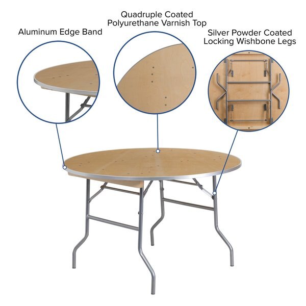 Round Folding Table, 48