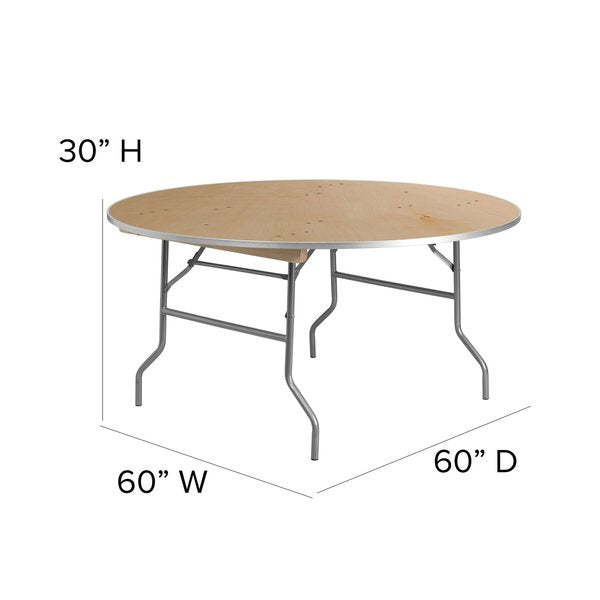 Round Folding Table, 60
