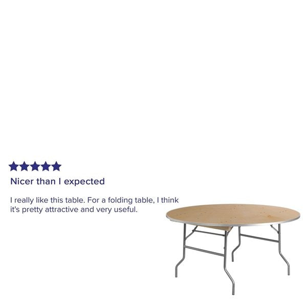 Round Folding Table, 60