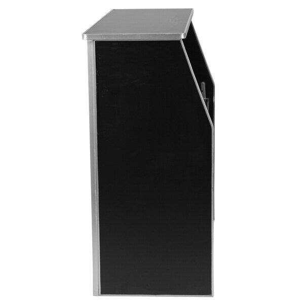 Foldable Bar, 4ft., Black, 47.75