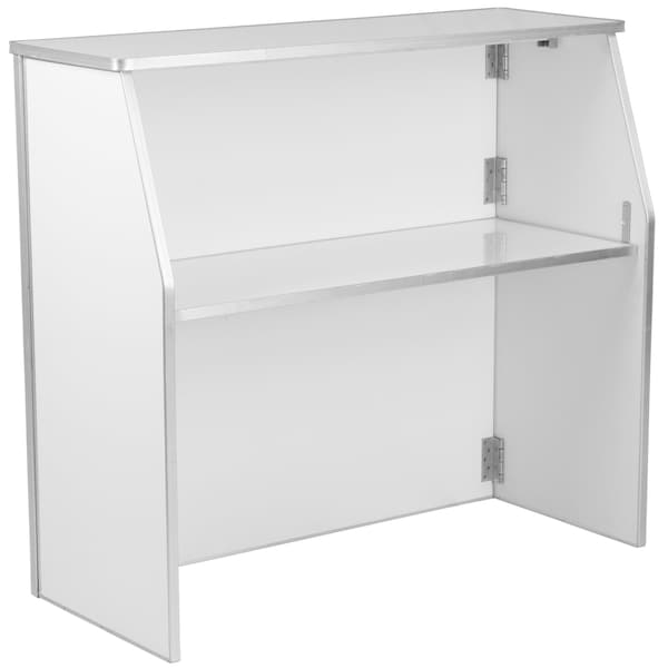 Foldable Bar, 4ft., White, 47.75