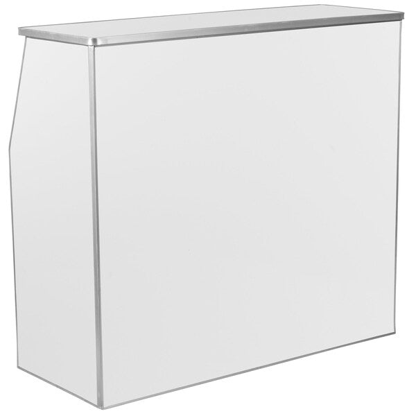 Foldable Bar, 4ft., White, 47.75
