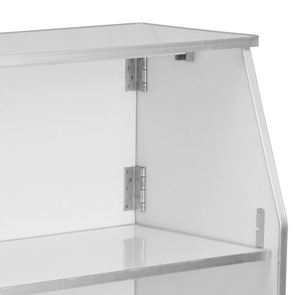 Foldable Bar, 4ft., White, 47.75