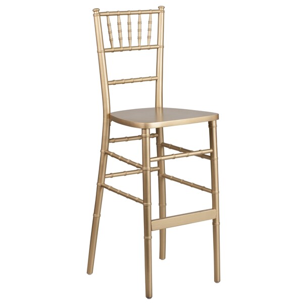 Chiavari Barstool, Gold, Wood