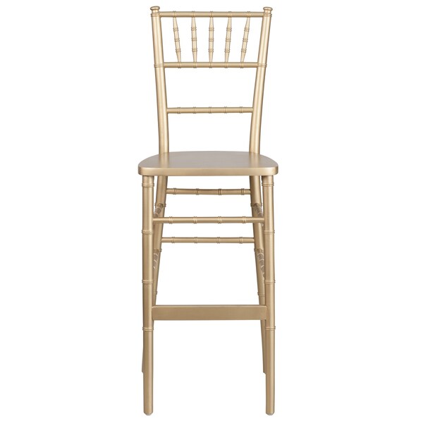 Chiavari Barstool, Gold, Wood
