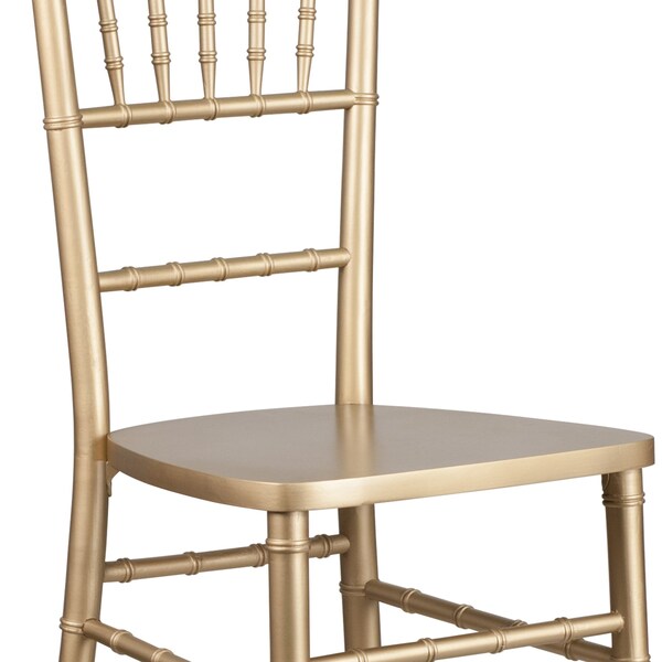 Chiavari Barstool, Gold, Wood