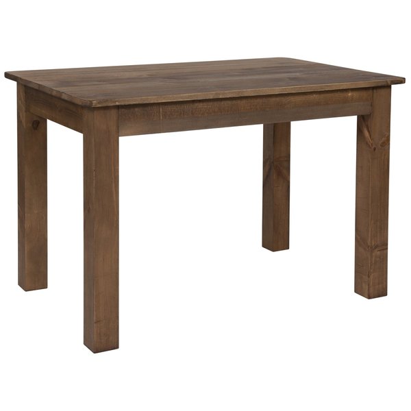 Rectangle Farm Table, Rustic, Rectangular, 46