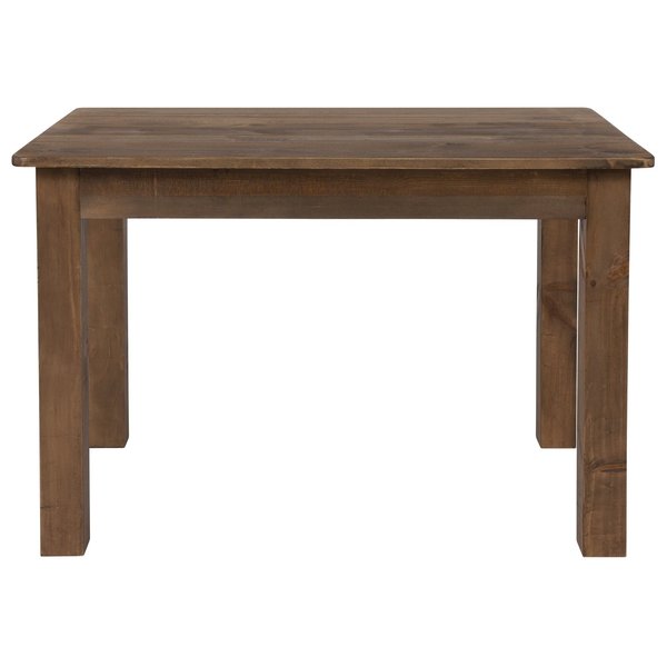 Rectangle Farm Table, Rustic, Rectangular, 46