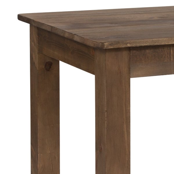 Rectangle Farm Table, Rustic, Rectangular, 46
