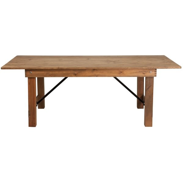 Rectangle FarmTable, Antique, Rustic, Foldng, 84