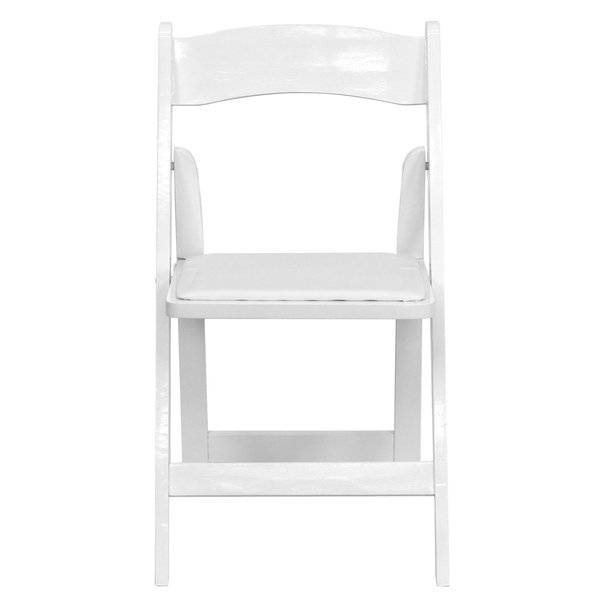 Folding Chair, Wood, White
