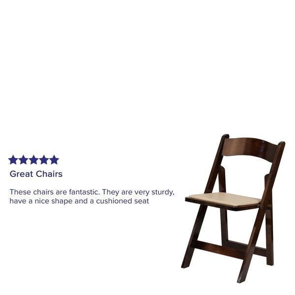 Fruitwood Folding Chair