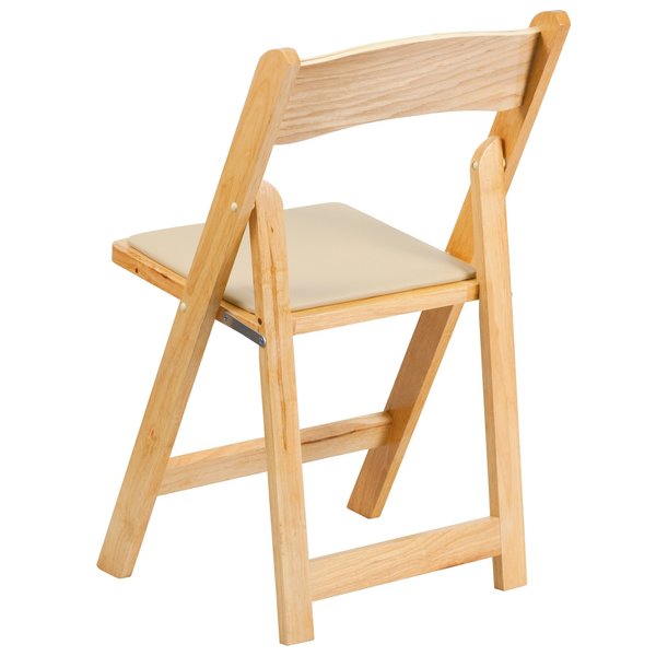 Natural Wood Folding Chair