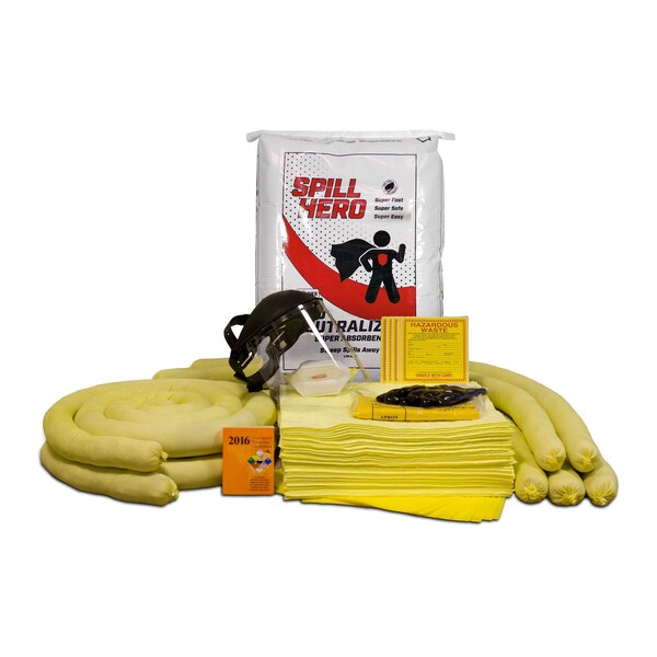 Spill Kit, Acid Neutralizer, 30 gal.