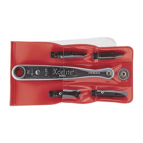 Ratchet Offset Screwdriver Set, 5 pcs