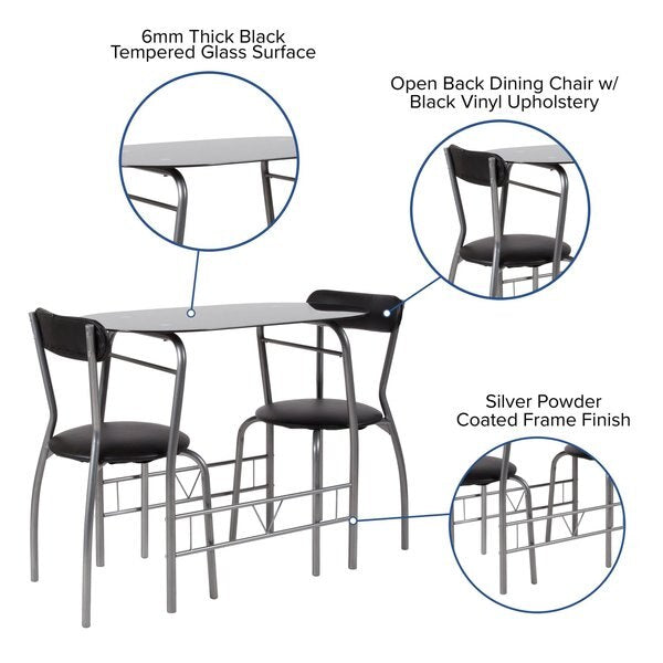 Oval Bistro Table, 19.75